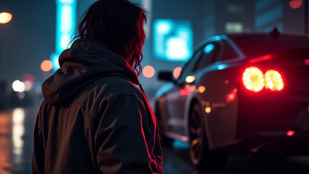 The image shows a gamer looking at in-game cash and vehicles, representing ways to earn money in GTA Online.